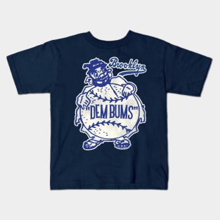 Defunct "Dem Bums" Man Brooklyn Baseball Team Kids T-Shirt